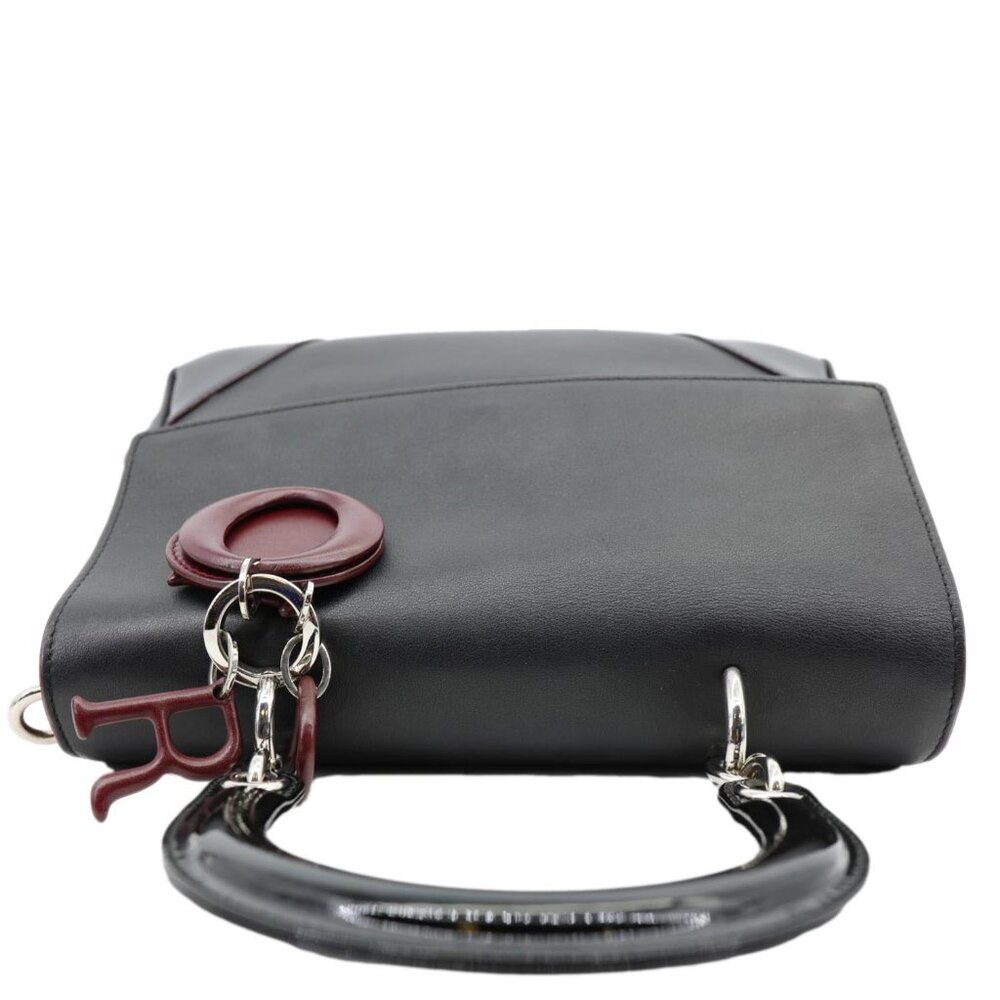 Christian Dior  Be Dior Flap Small Smooth Calfskin Leather Tote Bag Black - Picture 4 of 14